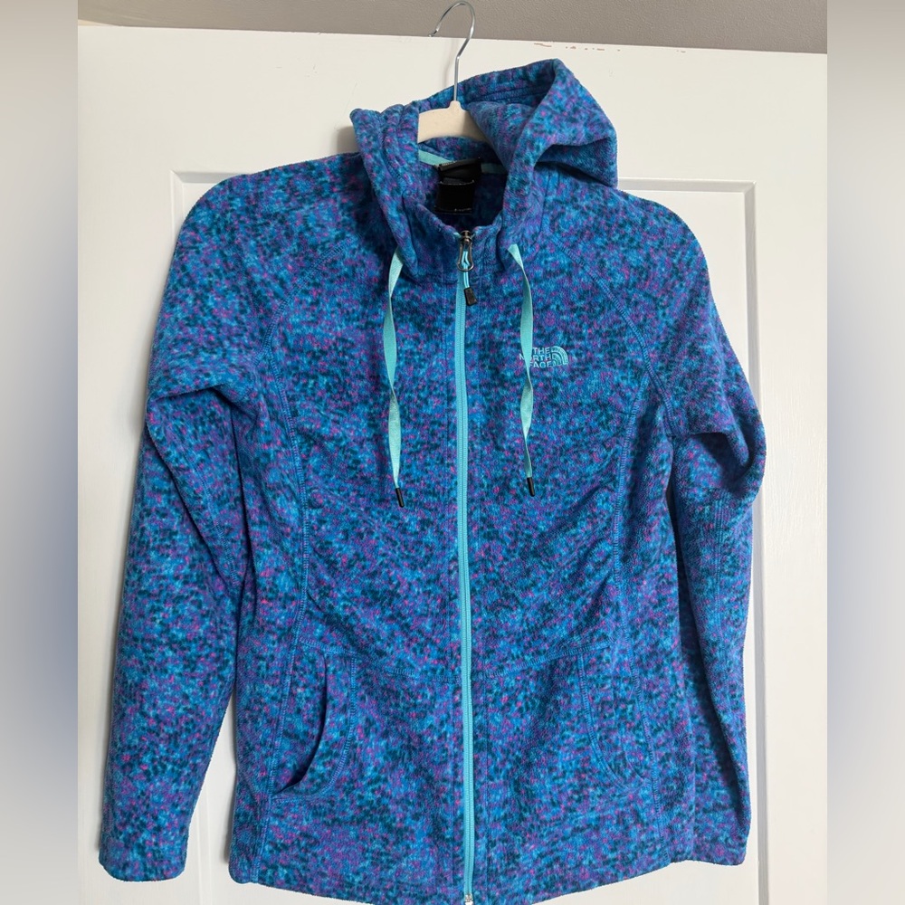 The North Face Women's Purple and Blue Fleece